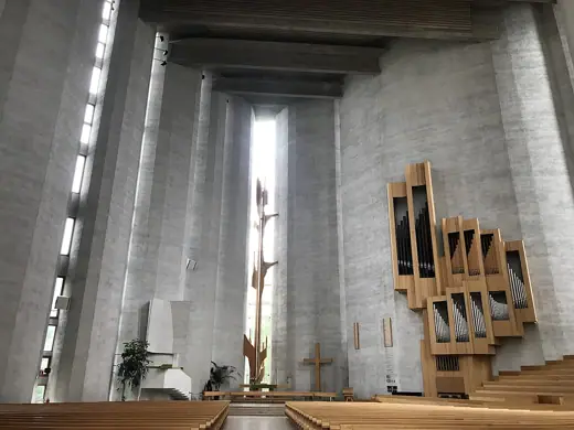 Photo 5: Interior · Kaleva-Kirche in Tampere (Architekten: Reima und Raili Pietilä)