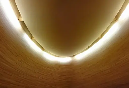 Photo 6: Interior · Kamppi Chapel is a Lutheran chapel in Kamppi, Helsinki, located on the Narinkka Square