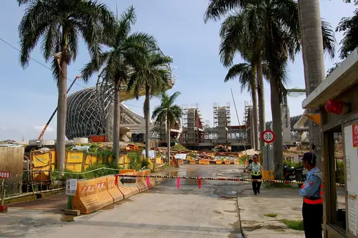 Photo 4: Exterior · World Games Stadium under construction in 2008