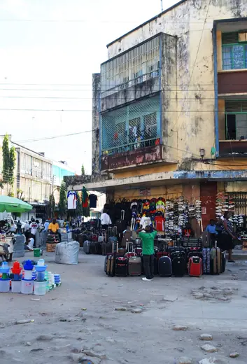 Photo 3: Exterior · The market in the Kariakoo area of Dar es Salaam, in the late afternoon