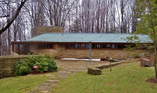 Photo 3: Exterior · The Isaac Newton and Bernardine Hagan House, a national landmark near Ohiopyle, Pa (1956)