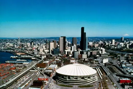 Photo 4: Context · Kingdome and Seattle skyline circa 1985
