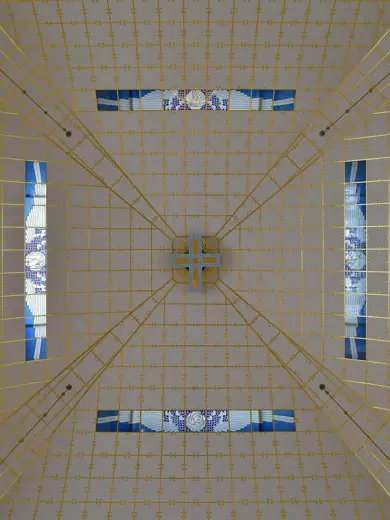 Photo 5: Interior · Interior of the dome in the Otto-Wagner-Kirche, Vienna