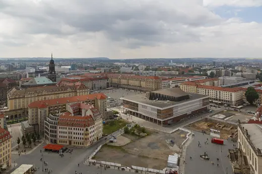 Photo 3: Exterior · Dresden, Germany: View of Neumarkt, Kulturpalast and old town Dresden from Tower of Frauenkirche