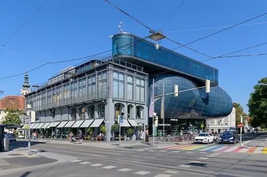 Photo 2: Exterior · The so-called Iron House in Graz is a skeleton structure made of cast iron that was built in 1848