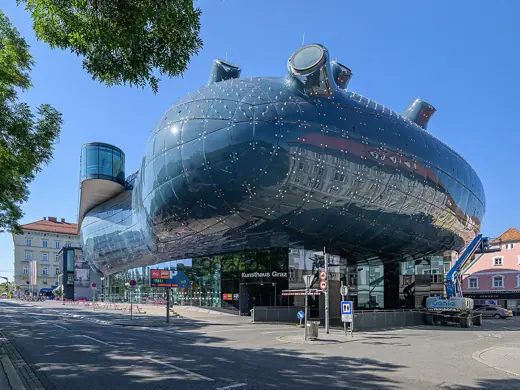 Photo 3: Exterior · The Kunsthaus Graz (Graz Art Museum) was built in 2003