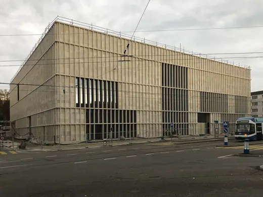 Photo 2: Exterior · The new building of the Zurich art gallery (Zürich Kunsthaus) shortly before completion in November 2019