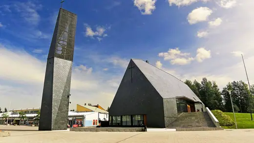 Photo 2: Exterior · Kuokkala Church in Jyväskylä, Finland