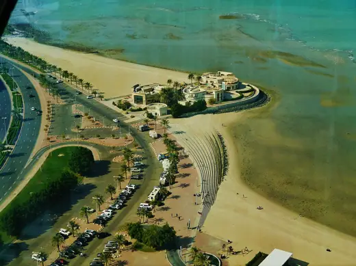 Photo 6: Context · View from the Kuwait Towers to the Arabian Gulf Street, Kuwait City, Kuwait