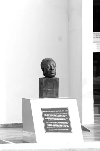 Photo 3: Exterior · Head bust of Kwame Nkrumah found at the Kwame Nkrumah Memorial Park in Accra