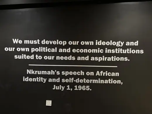Photo 5: Exterior · Kwame Nkrumah's great speech