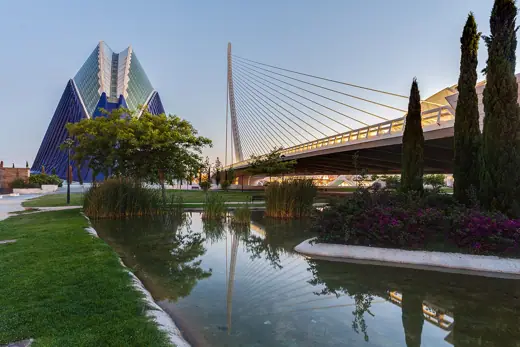 Photo 3: Exterior · The Agora and Azud del Oro bridge, City of Arts and Sciences, Valencia, Spain