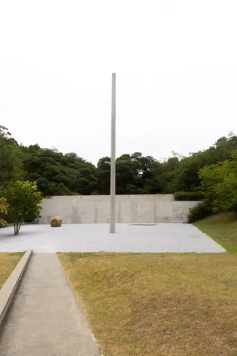 Photo 3: Exterior · Walkway to the Lee Ufan Museum on Naoshima, Japan