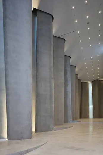 Photo 5: Interior · Concrete interior of the Len Lye Centre, New Plymouth, New Zealand