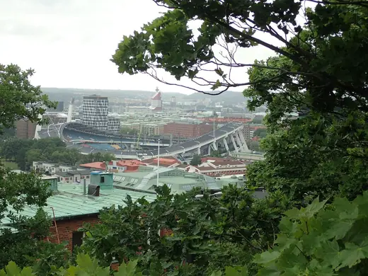 Photo 6: Context · Ullevi(also called Nya Ullevi) seen from a nearby hill in the area Bö in Gothenburg