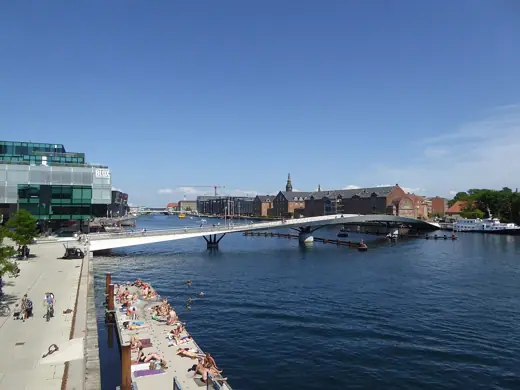 Photo 2: Exterior · The bicycle and pedestrian bridge Lille Langebro between Sjælland and Christianshavn in Copenhagen