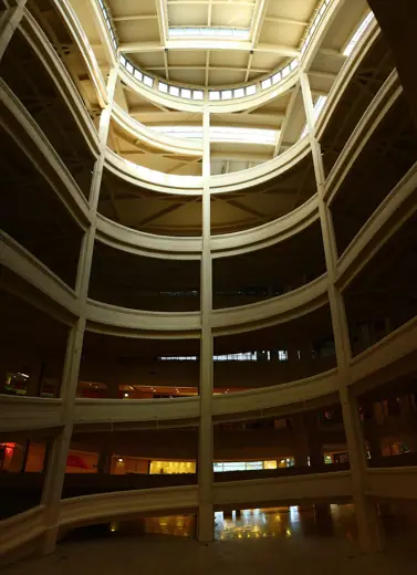 Photo 2: Exterior · Spiral roadway to move cars up to a higher level of the FIAT Lingotto factory in Turin