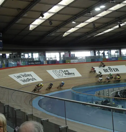 Photo 6: Interior · Inside the Lee Valley VeloPark Velodrome