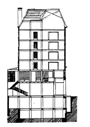 Photo 9: Section · Sezione Looshaus