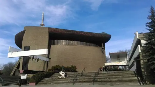 Photo 2: Exterior · - http://ciekawykrakow.blogspot.com/2014/11/nowohucki-dowod-wiary-koscio-arka-pana.html