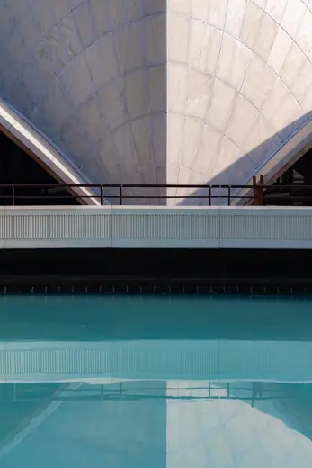 Photo 6: Detail · Lotus Temple VIII - Pool Reflection Detail
