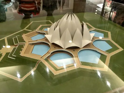Photo 7: Model · A 2.4 suare feet model of lotus temple for sale at lotus temple, delhi