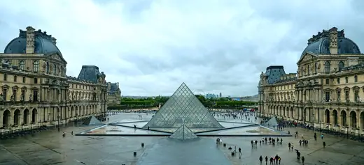 Photo 5: Interior · Panorama of the Louvre taken from inside the museum 