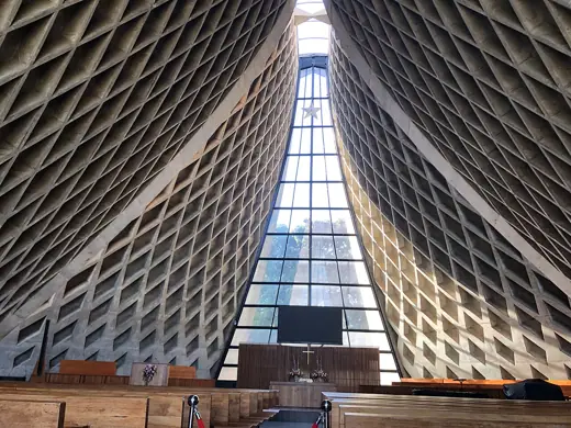 Photo 6: Interior · Interior of Luce Memorial Chapel, Tunghai University, Taichung, Taiwan