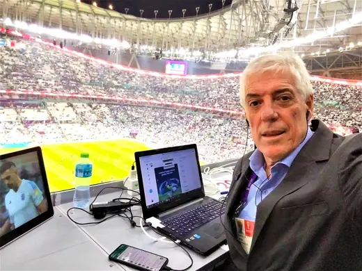 Photo 4: Exterior · Jorge Barraza during the Qatar 2022 World Cup semi-final between Argentina and Croatia on December 13, 2022