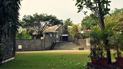 Photo 2: Interior · UWC Mahindra College: A view of one of the staircases leading towards the main academic quadrangle