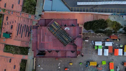 Photo 5: Context · Aerial view of the Museo de Arte Moderno de Bogotá MAMBO, Bogotá, Colombia