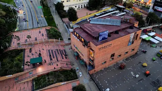 Photo 6: Context · Aerial view taken with drone of the Museum of Modern Art of Bogota