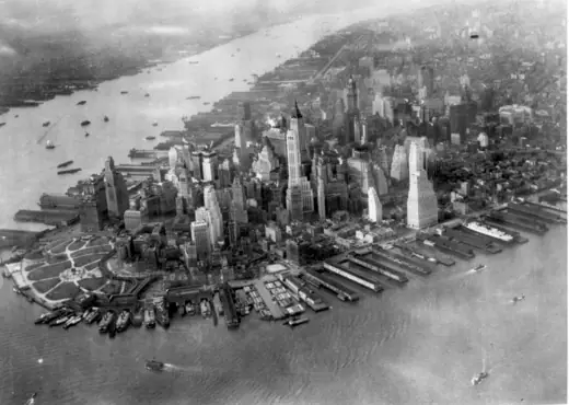 Photo 3: Interior · Aerial view of the tip of Manhattan, New York, United States ca