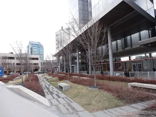 Photo 2: Exterior · Green space south of Manitoba Hydro Place