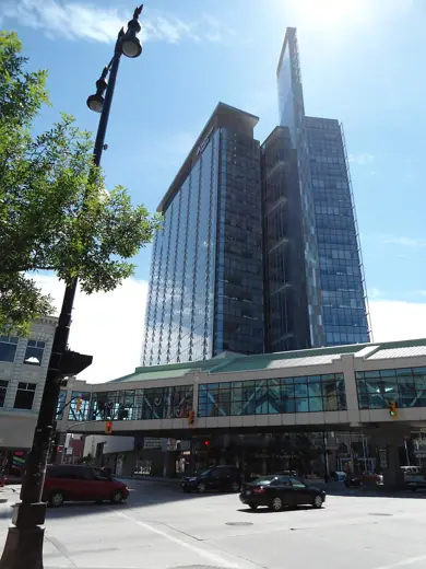 Photo 4: Exterior · One of fourteen skyways in Winnipeg, over Portage Avenue