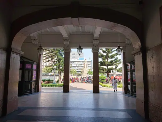 Photo 4: Interior · View on Praça dos Trabalhadores from inside Maputo Train Station