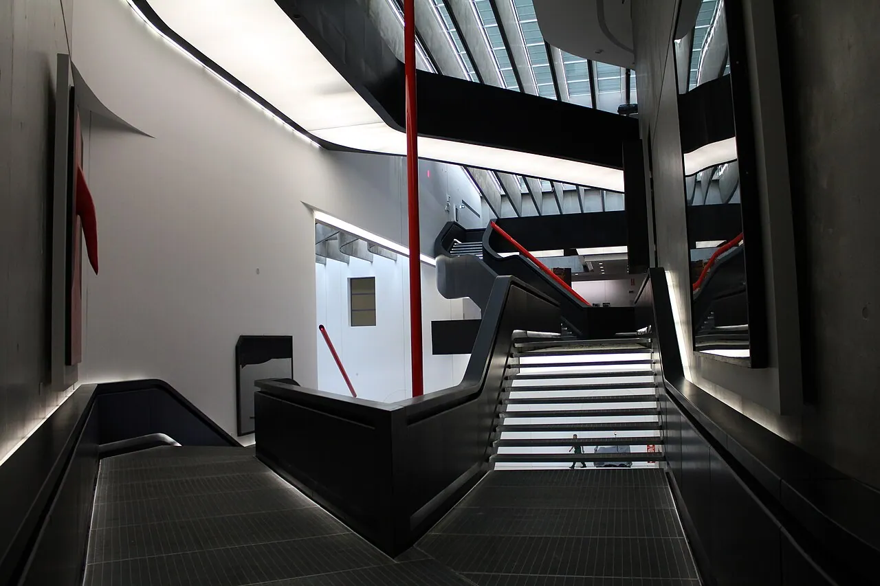 MAXXI: Interior · Interior of the MAXXI museum for contemporary arts in Rome, Italy