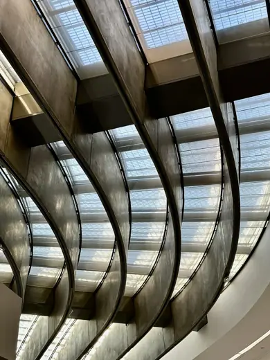 Photo 6: Detail · MAXXI - Museo nazionale delle arti del XXI secolo I soffitti del Maxxi