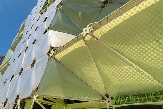 Photo 4: Exterior · Facade of the Media-TIC building in Barcelona Photos from Barcelona from May 2018