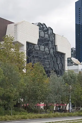 Photo 6: Context · Melbourne Recital Centre seen from the northeast, Melbourne, Victoria, Australia