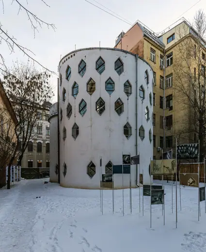 Photo 6: Detail · Architector Melnikov House in Moscow