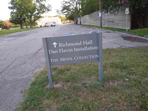 Photo 5: Interior · Richmond Hall Flavin sign