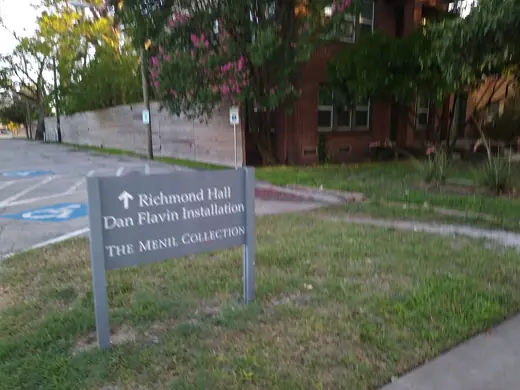 Photo 6: Interior · Richmond Hall Flavin sign