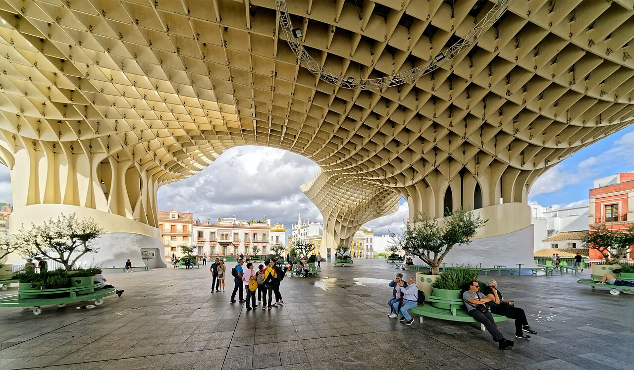 Metropol Parasol: Exterior · The Metropol Parasol in Sevilla