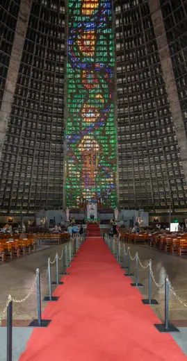 Photo 6: Interior · Interior Metropolitan Cathedral of Rio de Janeiro