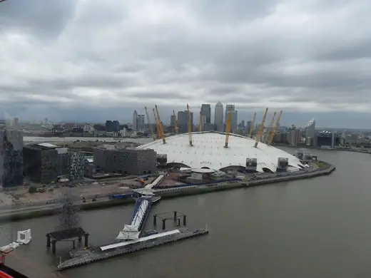 Photo 6: Interior · The O2 from inside a Emirates Air Line gongola car