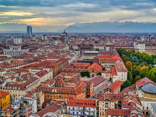 Photo 5: Interior · View from the Mole Antonelliana, Turin, Province of Turin, Region of Piedmont, Italy