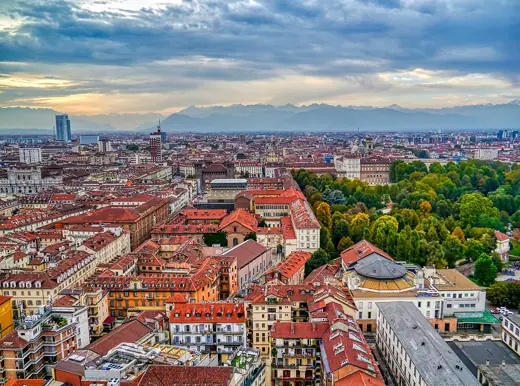 Photo 6: Interior · View from the Mole Antonelliana, Turin, Province of Turin, Region of Piedmont, Italy