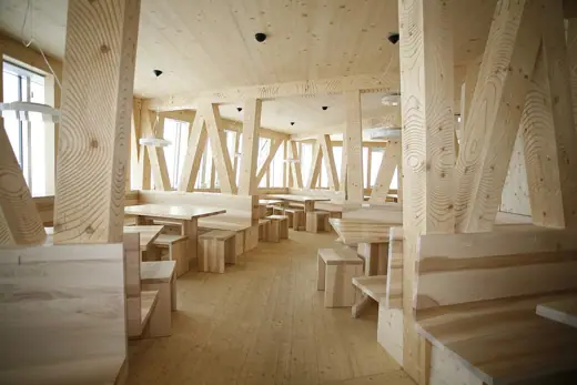 Photo 5: Interior · New Monte Rosa Hut inside