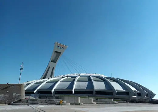 Photo 3: Exterior · View of the Montreal Olympic Stadium in May 2024